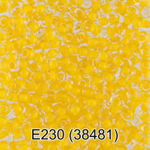 Бисер Чехия " GAMMA" круглый 5 10/ 0 2. 3 мм 5 г 1- й сорт E230 желтый ( 38481 )