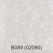 Бисер Чехия " GAMMA" круглый 2 10/ 0 2. 3 мм 5 г 1- й сорт B089 белый ( 02090 )