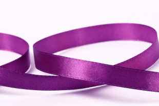 Лента атласная 12 мм 33 м ±2 м №143 фиолетовый