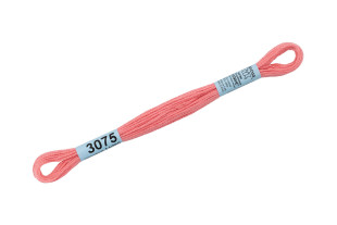 Нитки для вышивания " Gamma" мулине ( 3071- 3172 ) 100% хлопок 8 м №3075 яр. розовый