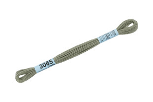 Нитки для вышивания " Gamma" мулине ( 0820- 3070 ) 100% хлопок 8 м №3065 оливковый