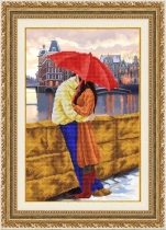 Рисунок на ткани для вышивки бисером  К-3096 Встреча