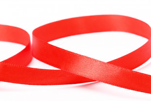 Лента атласная 12 мм 33 м ±2 м №111 красный