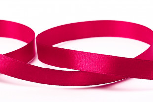 Лента атласная 12 мм 33 м ±2 м №076 св.вишневый
