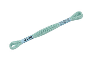 Нитки для вышивания " Gamma" мулине ( 3071- 3172 ) 100% хлопок 8 м №3130 голубой