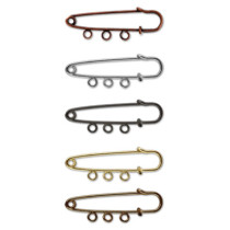 "Zlatka" Булавка для подвесок PO-050 5 см №03 под черный никель