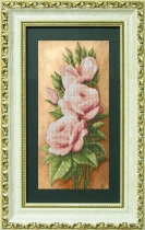 Рисунок на ткани для вышивки бисером КС-3029 Бархатные розы