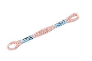 Нитки для вышивания " Gamma" мулине ( 0820- 3070 ) 100% хлопок 8 м №0902 св. розовый