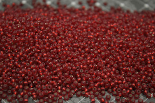 Бисер Чехия круглый 10/0 500 г 97070 красный матовый