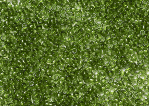 Бисер Япония MIYUKI Seed Beads 15/0 5г 0158 оливковый прозрачный