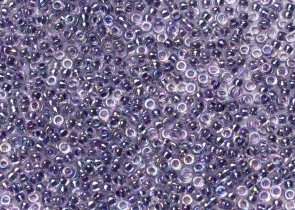 Бисер Япония MIYUKI Seed Beads 15/0 5г 0274 кристалл радужный аметистовая линия внутри