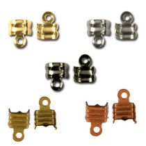 Зажим для узла DC-091/10 4x4x4 мм 10 шт №01 под золото