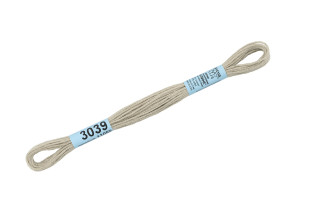 Нитки для вышивания " Gamma" мулине ( 0820- 3070 ) 100% хлопок 8 м №3039 бл. фисташковый