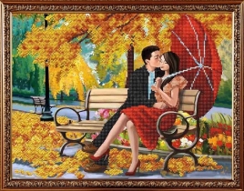 Рисунок на ткани для вышивки бисером  К-3081 Одним прекрасным сентябрьским днем