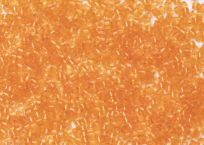 Бисер Япония MIYUKI Delica цилиндр 10/0 5 г DBM-0703 апельсин прозрачный