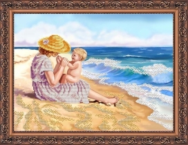 Рисунок на ткани для вышивки бисером КС-3027 Радость жизни