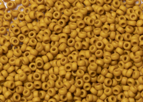 Бисер Япония MIYUKI Seed Beads 15/0 5г 1233 горчица непрозрачный матовый
