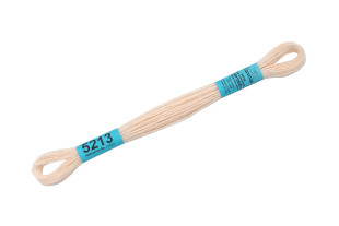 Нитки для вышивания " Gamma" мулине ( 3173- 6115 ) 100% хлопок 8 м №5213 св. св. бежевый