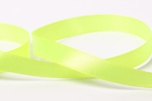 Лента атласная 12 мм 33 м ±2 м №058 ярко лимонный