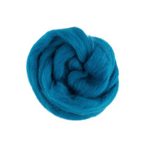 " Gamma" TFS- 050 " Шерсть для валяния" 100% полутонкая шерсть 50г №0331 морская волна