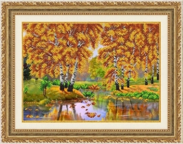 Рисунок на ткани для вышивки бисером  К-3110 Родные места