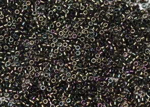 Бисер Япония MIYUKI Delica цилиндр 10/0 5 г DBM-0003 зеленый ирис