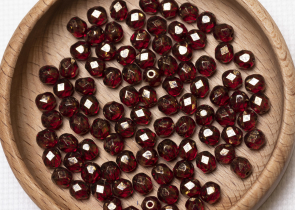 Бусины полированные круглые 6мм 25г (90 штук) 90110/15496