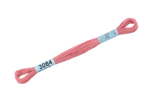 Нитки для вышивания " Gamma" мулине ( 3071- 3172 ) 100% хлопок 8 м №3084 гр. розовый