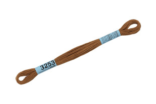 Нитки для вышивания " Gamma" мулине ( 3173- 6115 ) 100% хлопок 8 м №3253 св. св. коричневый