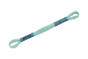 Нитки для вышивания " Gamma" мулине ( 3173- 6115 ) 100% хлопок 8 м №6035 св. бирюзовый