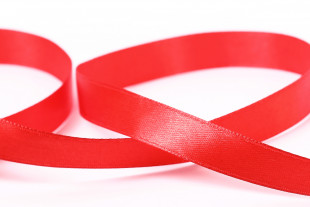 Лента атласная 12 мм 33 м ±2 м №112 т.красный