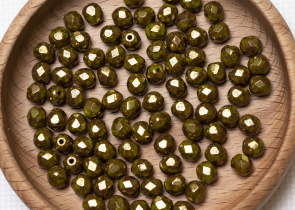 Бусины полированные круглые 6мм 25г (90 штук) 50720/15496 