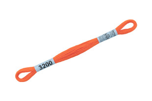 Нитки для вышивания " Gamma" мулине ( 3173- 6115 ) 100% хлопок 8 м №3200 алый