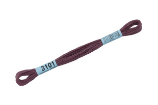 Нитки для вышивания " Gamma" мулине ( 3071- 3172 ) 100% хлопок 8 м №3101 т. серо- сиреневый