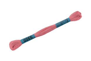 Нитки для вышивания " Gamma" мулине ( 0001- 0206 ) 100% хлопок 8 м №0066 св. розовый