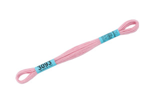 Нитки для вышивания " Gamma" мулине ( 3071- 3172 ) 100% хлопок 8 м №3093 розово- сиреневый
