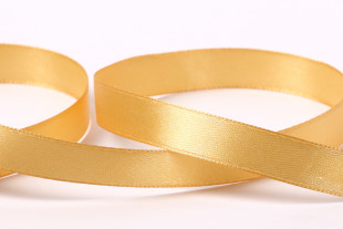 Лента атласная 12 мм 33 м ±2 м №119 бежево-желтый