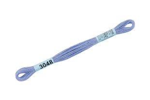 Нитки для вышивания " Gamma" мулине ( 0820- 3070 ) 100% хлопок 8 м №3048 св. сиреневый