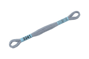 Нитки для вышивания " Gamma" мулине ( 3173- 6115 ) 100% хлопок 8 м №3241 серо- голубой