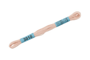 Нитки для вышивания " Gamma" мулине ( 0820- 3070 ) 100% хлопок 8 м №3010 бл. розовый