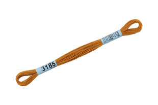 Нитки для вышивания " Gamma" мулине ( 3173- 6115 ) 100% хлопок 8 м №3185 рыжий