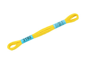 Нитки для вышивания " Gamma" мулине ( 3173- 6115 ) 100% хлопок 8 м №3192 яр. желтый
