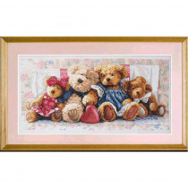 "DIMENSIONS" наборы для вышивания 35039 "Плюшевые мишки" 46 x 23 см