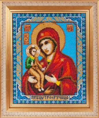 Набор для вышивания " PANNA" CM- 1277 ( ЦМ- 1277 ) " Икона Божией Матери Троеручица" ( бисер) 
