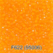 Бисер Чехия " GAMMA" круглый 6 10/ 0 2. 3 мм 5 г 1- й сорт F622 оранжевый ( 95006 ) 