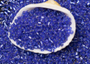 Бисер Чехия рубка 10/0 50г 37050 прозрачный темно-голубой с серебряным прокрасом