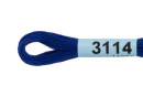 Нитки для вышивания " Gamma" мулине ( 3071- 3172 ) 100% хлопок 8 м №3114 синий