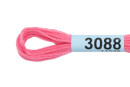 Нитки для вышивания " Gamma" мулине ( 3071- 3172 ) 100% хлопок 8 м №3088 розовый