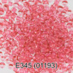 Бисер Чехия " GAMMA" круглый 5 10/ 0 2. 3 мм 5 г 1- й сорт E345 розовый ( 01193 ) 