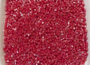 Бисер Чехия рубка 10/0 50г 98190 непрозрачный рубиновый блестящий